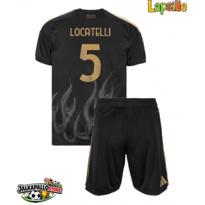 Juventus Manuel Locatelli #5 Kolmaspaita Lapsille 2026-27 Lyhythihainen (+ shortsit)